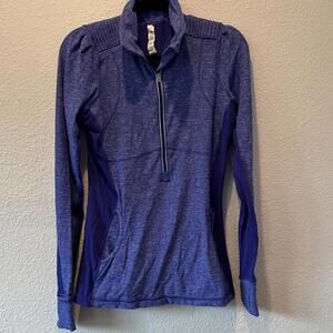 Lululemon - Women's Periwinkle Quarter-Zip Top
